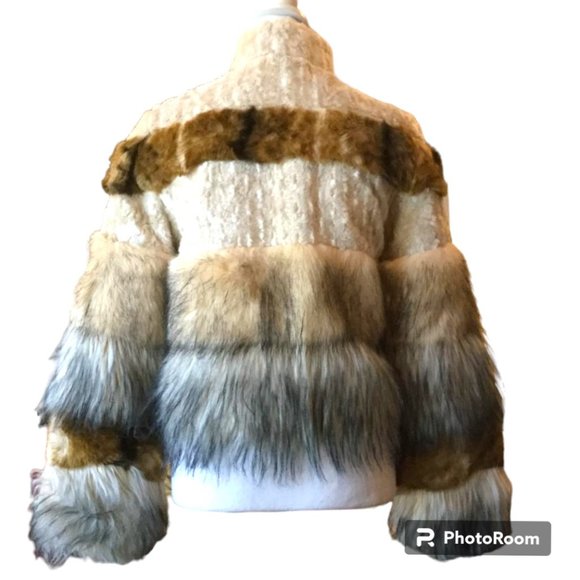 bebe Women's Faux Fur Jacket - Picture 5 of 7